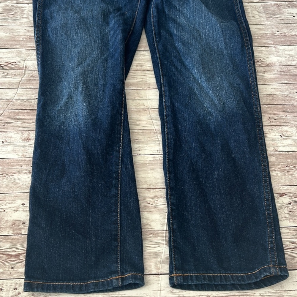 Caslon High Rise Straight Leg Dark Wash Jeans - Picture 3 of 10